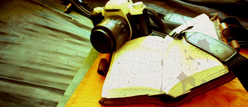 Camera and Travel Journal