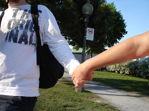 Holding Hands in Montreal’s Old Port