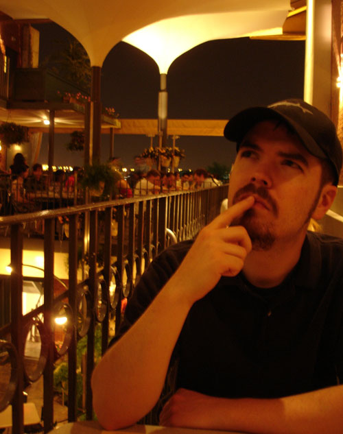 Mike at Le Deux Pierrots, Montreal