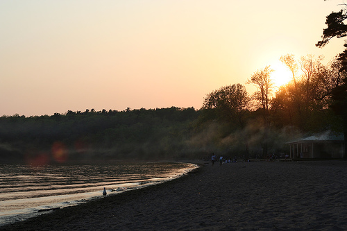 North Beach, Vermont at Sunset