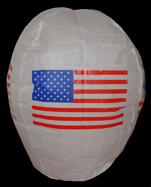 US/American Flag Sky Lantern