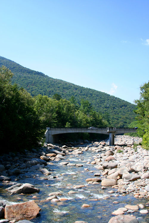 Rt. 112 Bridge from the Wilderness Trail, New Hampshire