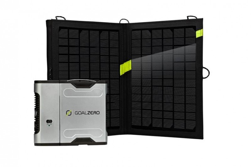 Goal Zero Sherpa 50 Recharger with Nomad 13 Solar Panels