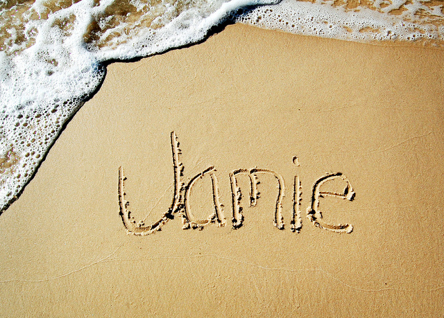 Name in sand