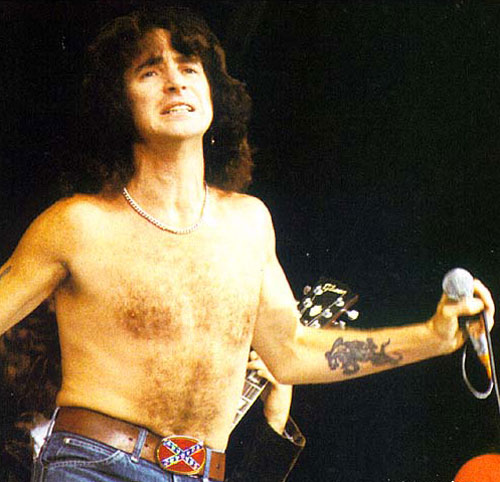 Bon Scott from Rock Band ACDC