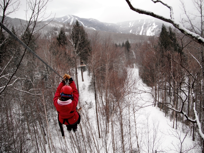 ArborTrek Winter Canopy Tour at Smuggler's Notch, Vermont