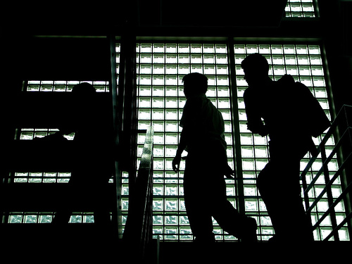 Backpackers Silhouette, Tokyo