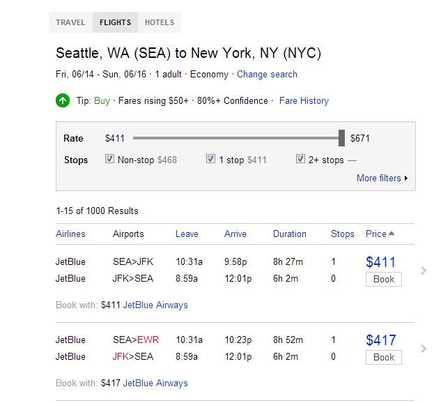 Bing Travel Price Predictor