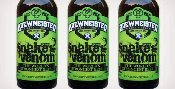 World's Strongest Beer: Brewmeister Snake Venom (Scotland)