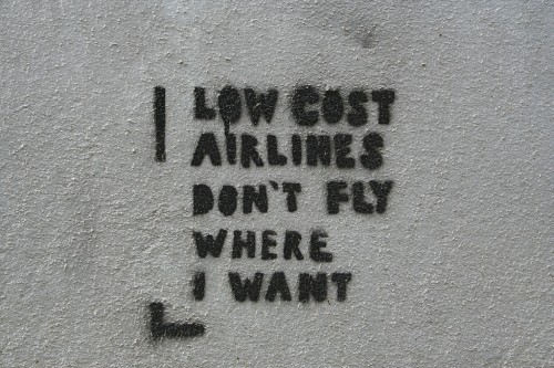 Budget Airline Graffiti