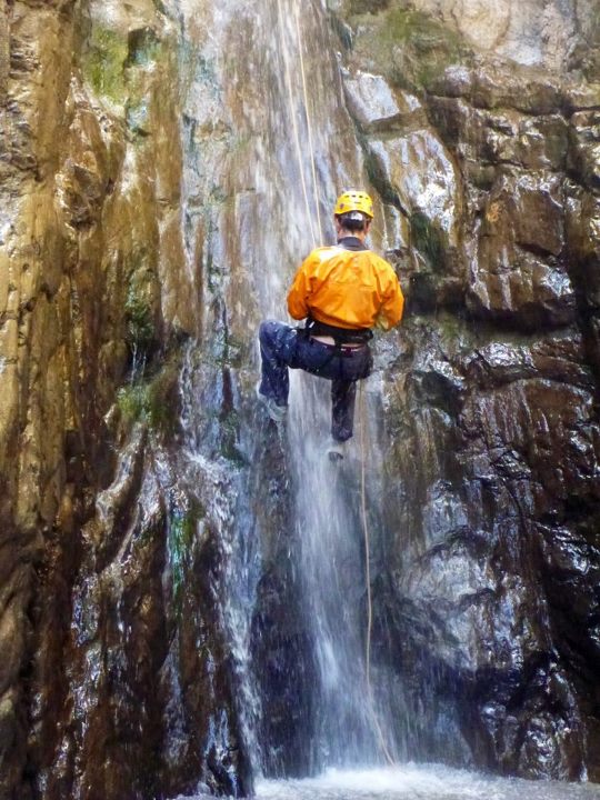 Canyoning Portland Creek in Ouray, Colorado Canyoning Portland Creek in Ouray, Colorado