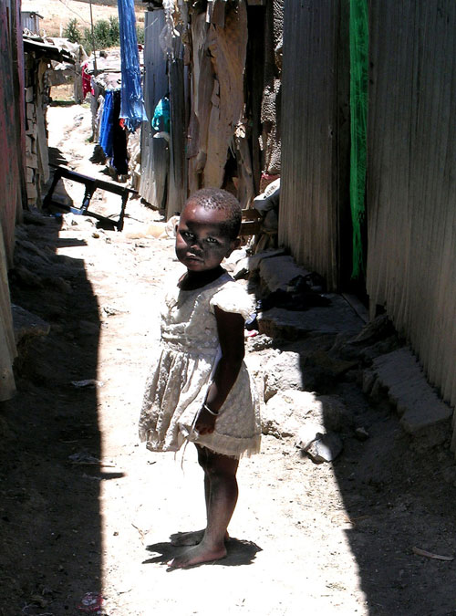Child in the Jesus Slum, Nairobi
