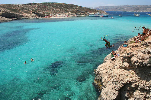 Cliff Diving, Malta