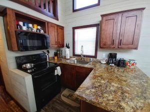 CreekFire Motor Ranch (Savannah, GA) - Kitchen in Cabin 01