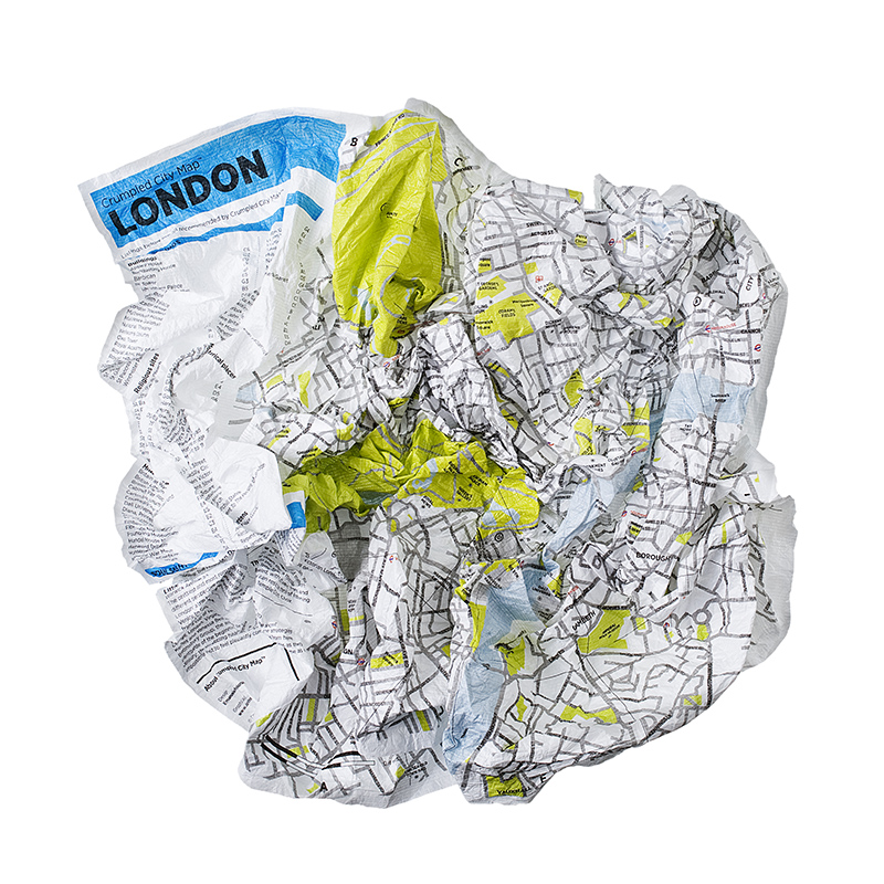 Crumpled City Map (London)