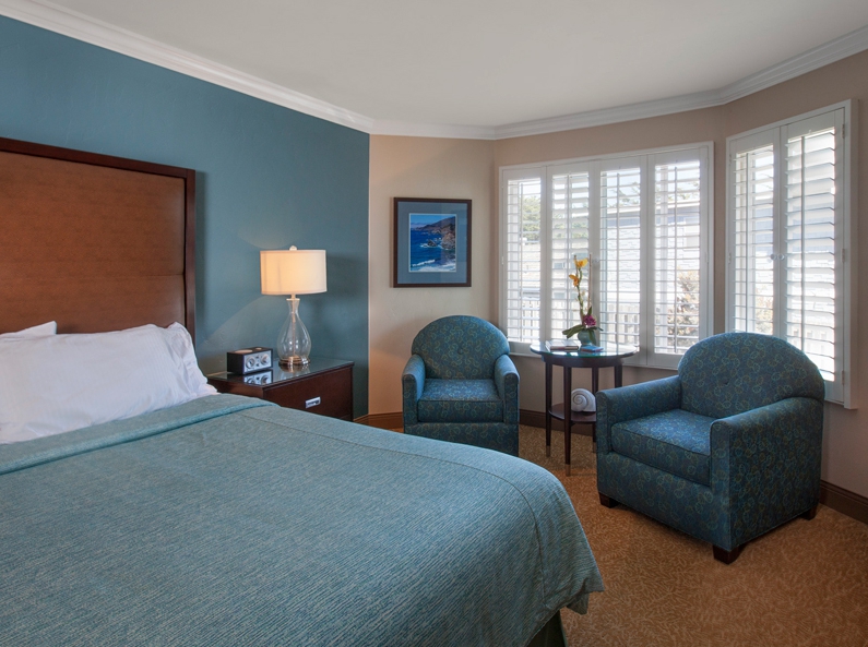 Deluxe King Guest Room at Blue Dolphin Inn in Cambria, California