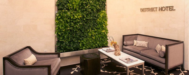 Distrikt Hotel, New York City (lobby) Distrikt Hotel, New York City (lobby)