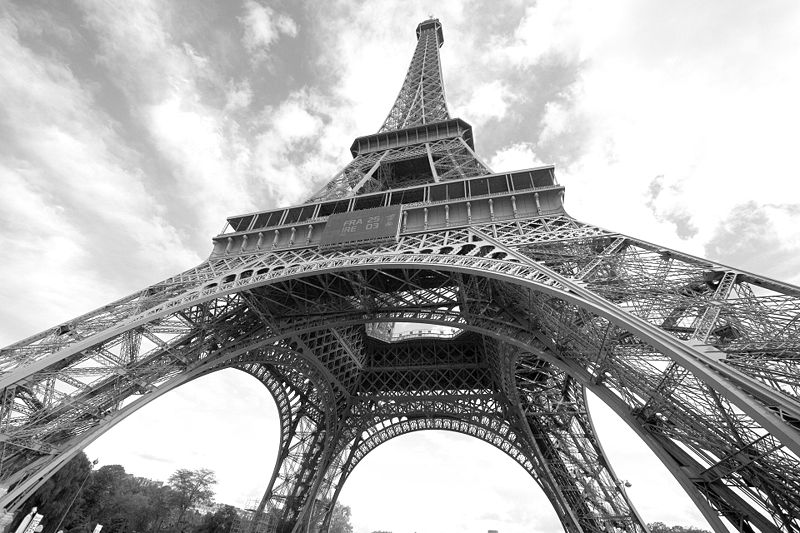 Eiffel Tower (low angle), Paris