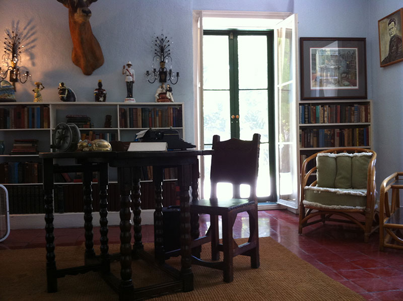 Writing desk in Ernest Hemingway's studio loft
