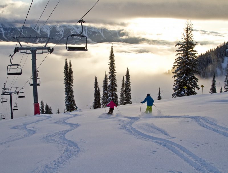 Fernie Ski Resort in British Columbia (BC), Canada
