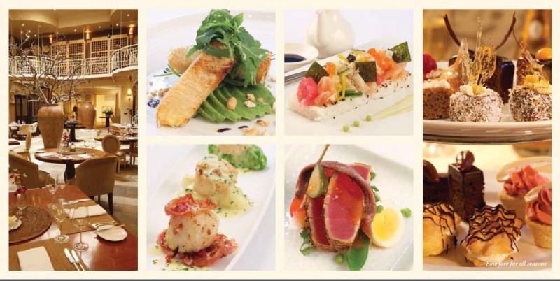 Fine Dining at Saxon Hotel, Johannesburg, South Africa Fine Dining at Saxon Hotel, Johannesburg, South Africa