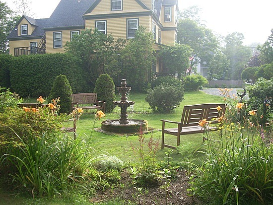 Garden at Manor House Inn, Bar Harbor, Maine