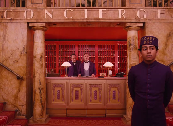 Concierge Desk from Grand Budapest Hotel