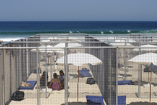 Beach Cages of Guantanamo Bay