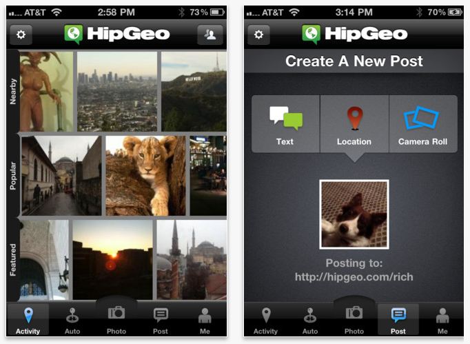 HipGeo Mobile App