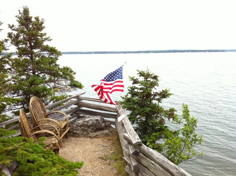 Overlooking Frenchman's Bay at Inn at Bay Ledge in Bar Harbor, Maine