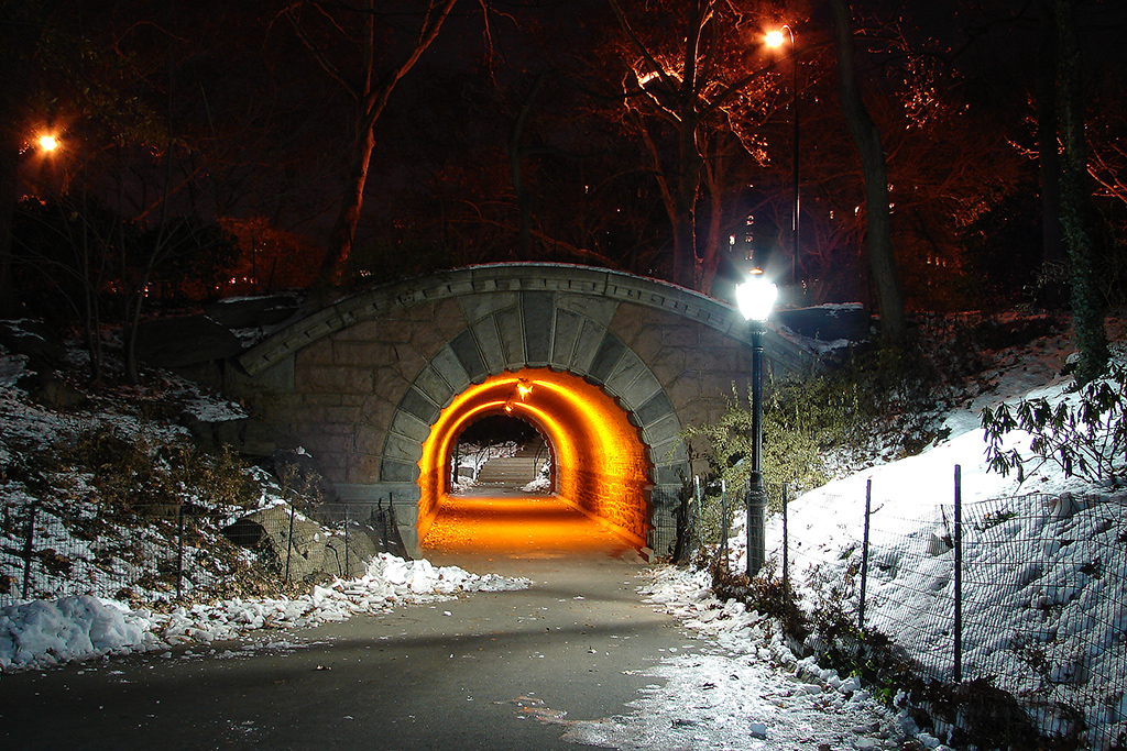 Light at the End of the Tunnel, Central Park, New York