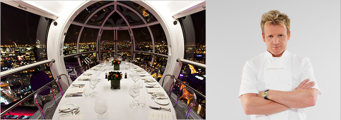 Dining Atop London Eye at London Restaurant Festival