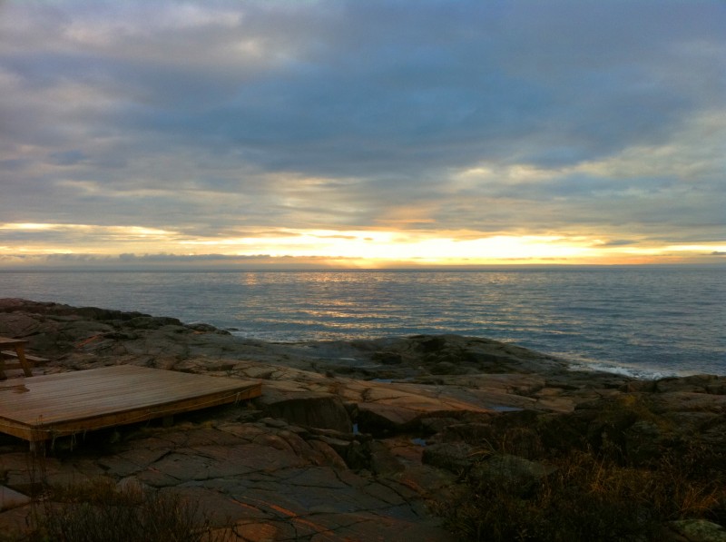 Sunrise at Mer et Monde Campground, Quebec Sunrise at Mer et Monde Campground, Quebec