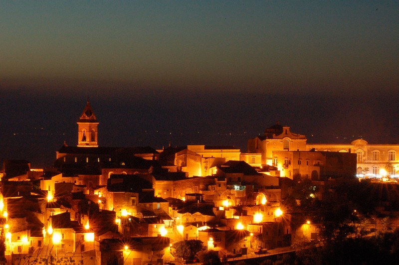 Night in Minervino, Puglia, Italy
