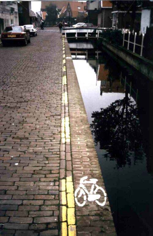 Narrow Bike Path, Amsterdam