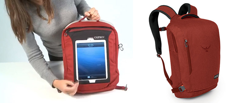 Osprey Packs Pixel Port Daypack (pinot red)