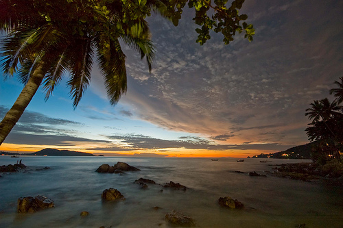 Thailand\'s Patong Beach at Dawn