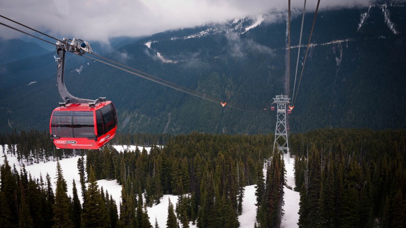 PEAK2PEAK Gondola in Whistler, British Columbia PEAK2PEAK Gondola in Whistler, British Columbia