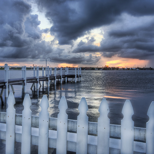 A Picket Fence, Palm Beach, Florida