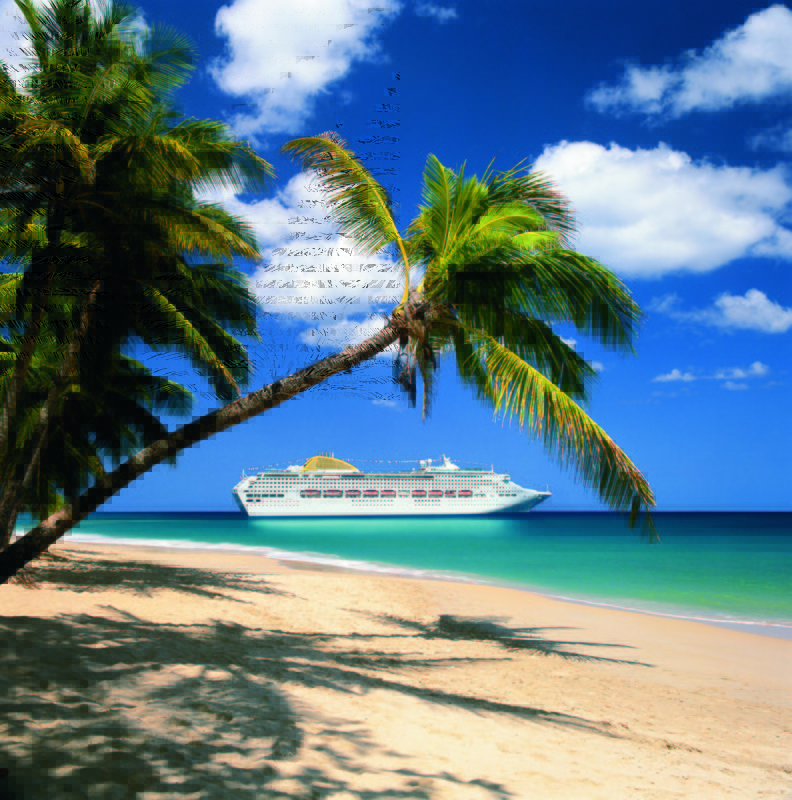 P&O Cruises Oceana Ship in the Caribbean