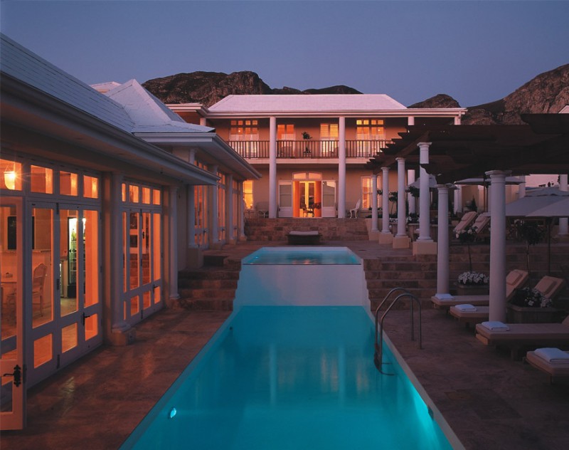 Nighttime by The Pool at Birkenhead House, Hermanus, South Africa