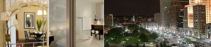 Guestroom and City Skyling at Providence Biltmore Hotel Guestroom and City Skyling at Providence Biltmore Hotel