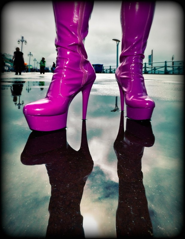 Purple Boots at Brighton Pride 2011, England
