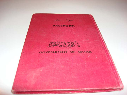 Qatari Passport 1968