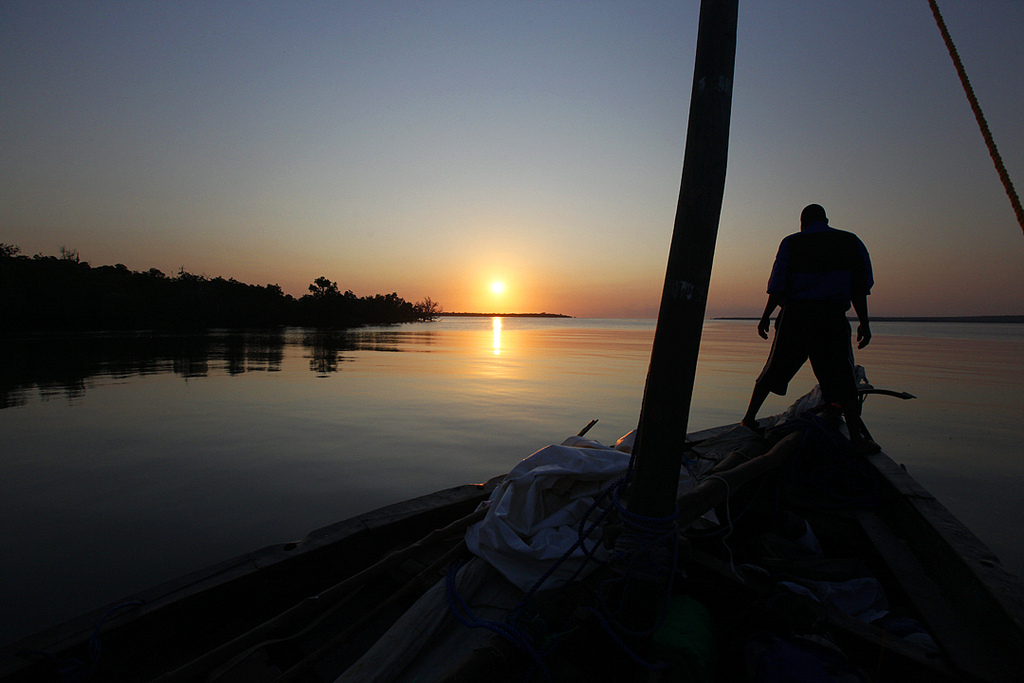 Setting Sail at Sunrise, Mozambique