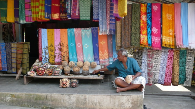 Sarong Dealer, Bali Sarong Dealer, Bali