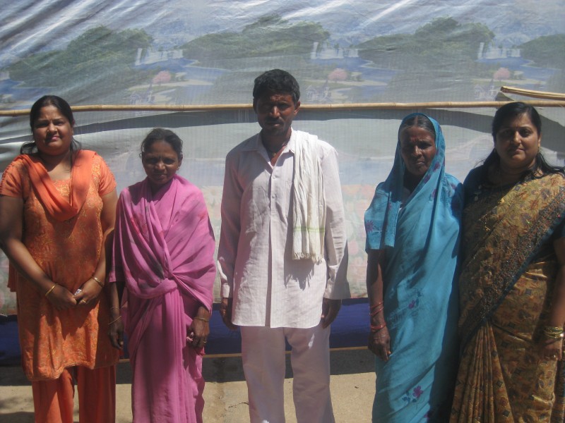 Interviewing Parents at SCAW Charity Distribution, India
