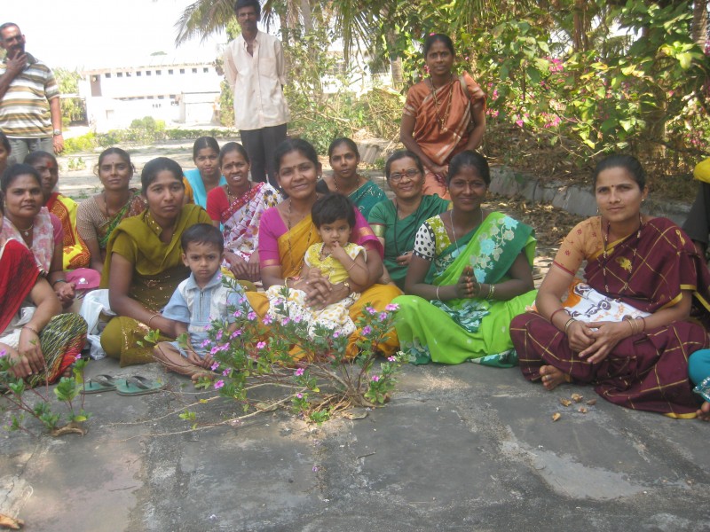 Sitting Down with SCAW Charity Families, India