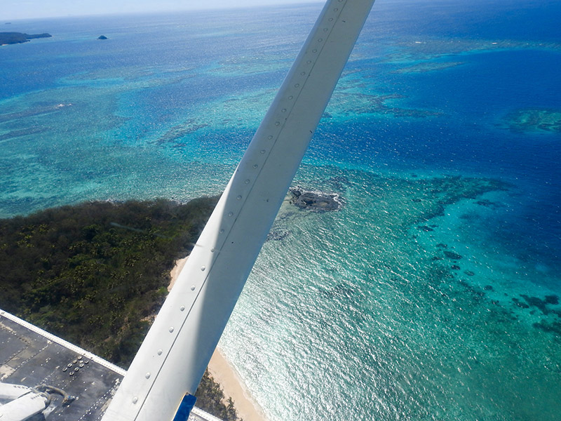 Seaplane Ride to Turtle Island