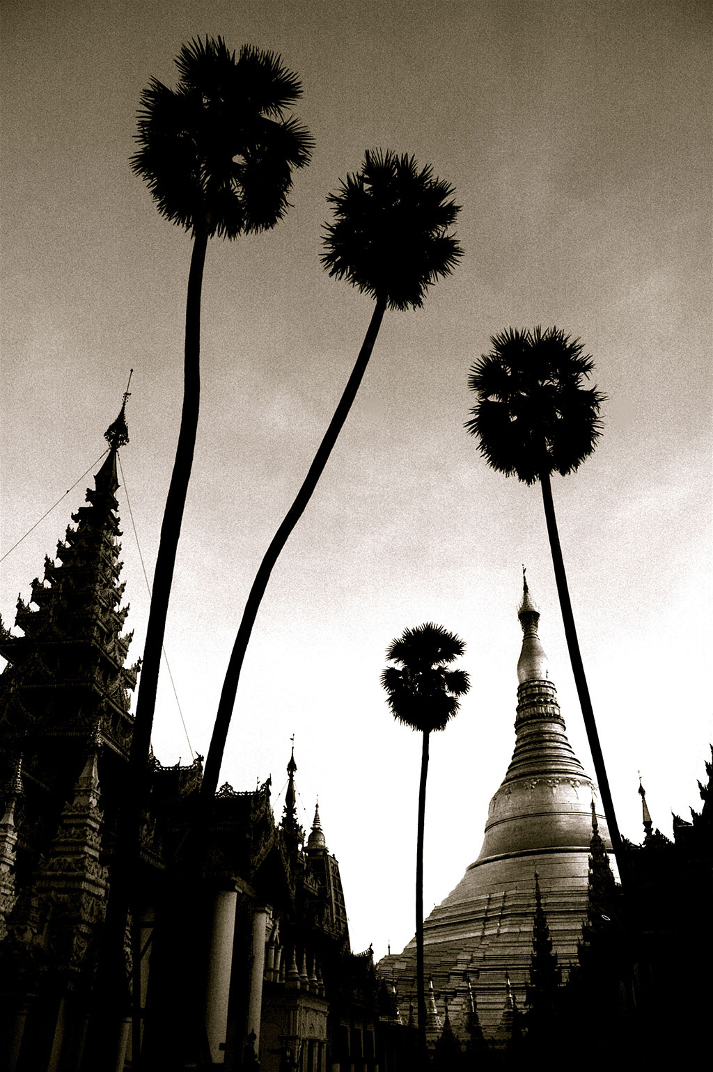 Shwedagon (Golden) Pagoda in Yangon, Burma